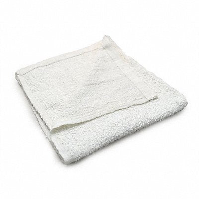 R  R TEXTILE 51716 Bar Towel 19 L Cotton White PK12