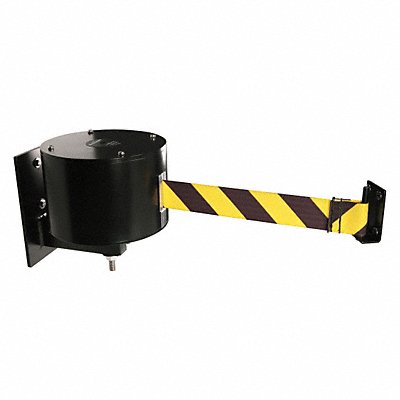 RETRACTA-BELT WM6500BYDWPRE Wall Barrier 65ft Black/Yellow Belt