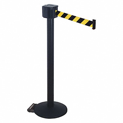 RETRACTA-BELT PM41230BABYD Barrier Post with Belt 40 in H 30 ft L