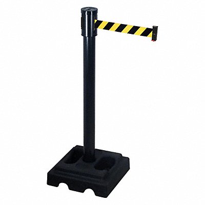 RETRACTA-BELT 322BABYD Barrier Post with Belt 40 in H 15 ft L