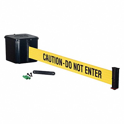 RETRACTA-BELT WM412SB30CAURE Wall Barrier 30ft -CAUTION DO NOT ENTER