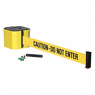 RETRACTA-BELT WM412YW20CAURE Wall Barrier 20ft -CAUTION DO NOT ENTER