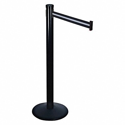 RETRACTA-BELT 301BABW Barrier Post with Belt 40 in H Sloped