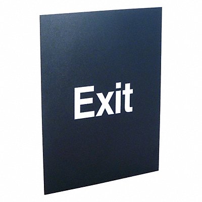 VISIONTRON PS81102BK 8.5x11 Sign - EXIT (Double Sided)