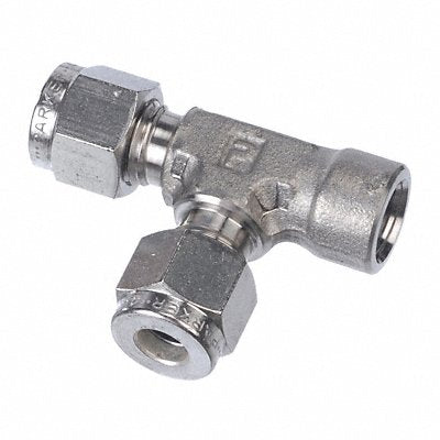 PARKER 6FRT4N316 Tee SS A-LOKxF 3/8Inx1/4In