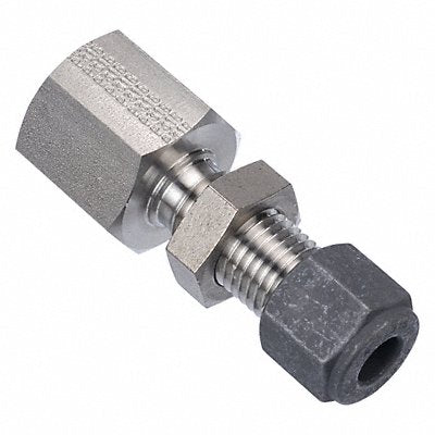 PARKER 44GH2BZSS Bulkhead Connector SS CPIxF 1/4In