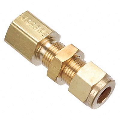 PARKER 64GH2BZB Bulkhead Connect Brass CPIxF 3/8Inx1/4In