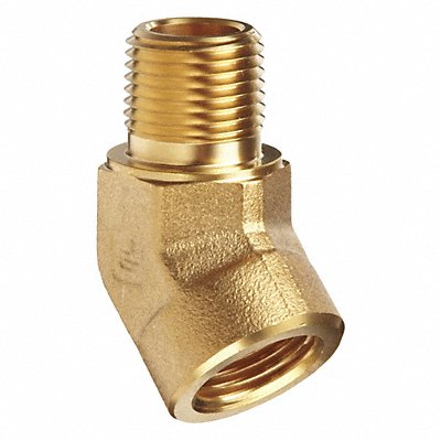 PARKER 44SVEB 45 Street Elbow Brass 1/4 in NPT