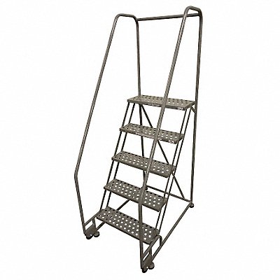 COTTERMAN 5TR26A6E10B8C1P6 Tilt and Roll Ladder Welded Platform 50In H