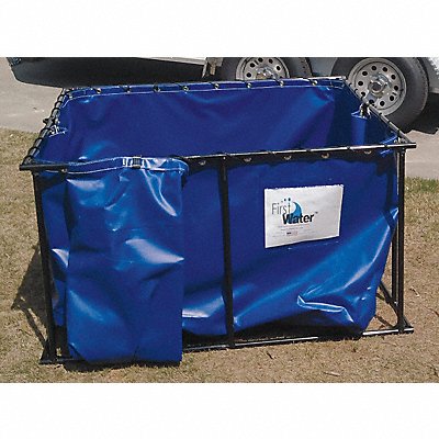 FIRST WATER ss3001206 Water Storage Tank Collapsible 300 Gal.