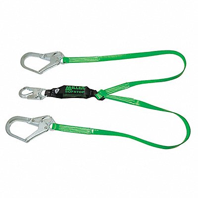 HONEYWELL MILLER 8798PCR6FTGN Shock-Absorbing Lanyard Green