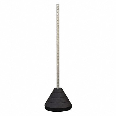 RUBBERFORM 7447 Sign Base with Post Rubber/Plastic