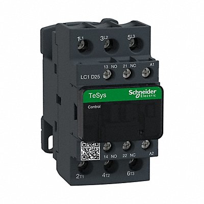 SCHNEIDER LC1D25B7 G3481 IECMagneticContactor NonReversing 24VAC