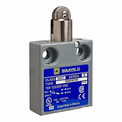 TELEMECANIQUE SENSORS 9007MS02S0400 Limit Switch Roller Plunger