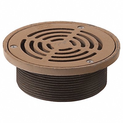 SMITH LIGHT COMMERCIAL 21010 Floor Drain Strainer 4In NPSM 5.75In Dia