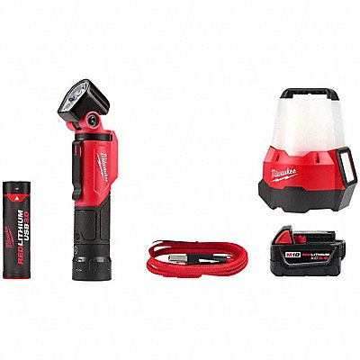 MILWAUKEE 21132121442048100000 Flashlight + M18 Light + XC5.0 Battery
