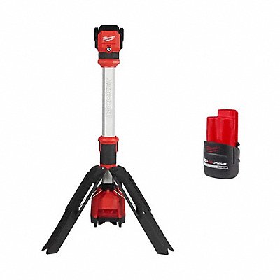 MILWAUKEE 21322000000000 M12 Tower Light + M12 HO CP2.5 Battery