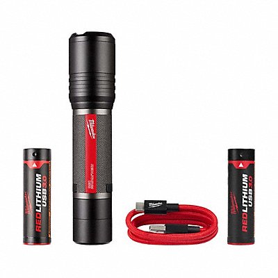 MILWAUKEE 21622100000000 USB Slide Focus Flashlight + 3.0 Battery