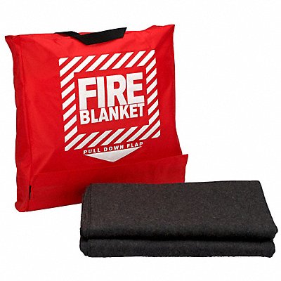 FIRST AID ONLY 21650 Fire Blanket 5.2 ft W 6.7 ft L Grey