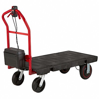 RUBBERMAID COMMERCIAL PRODUCTS 2173663 Motorised Platform Truck Black 1000 lb.