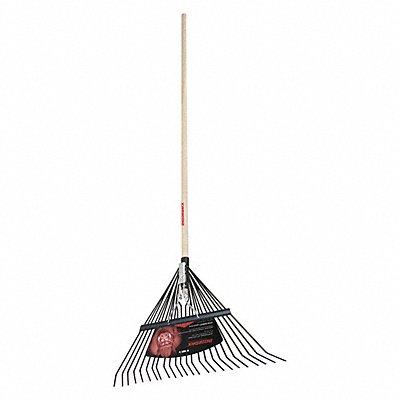 RAZOR-BACK 2911200 Steel Leaf Rake 24 Tine 54 Handle