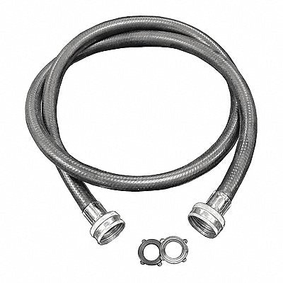 JONES STEPHENS J04006 Washing Machine Hose 6ft Straight Female
