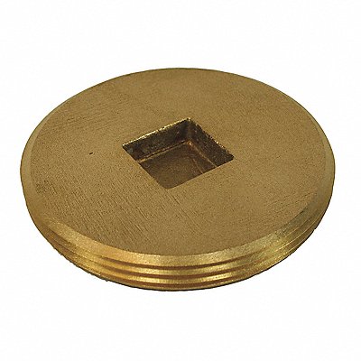 JONES STEPHENS P51300 Countersunk Brass Cleanout Plug 3