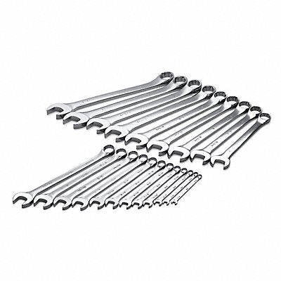 SK PROFESSIONAL TOOLS 86049 Combination Wrench St Steel Chrome Standard Offset