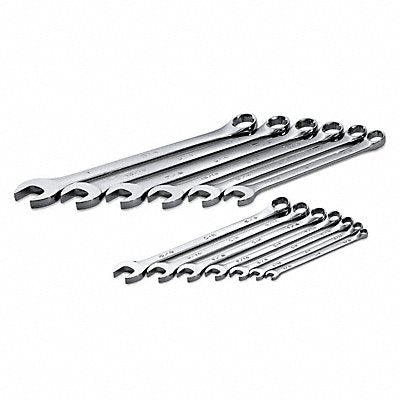 SK PROFESSIONAL TOOLS 86118 Combination Wrench St Steel Chrome Standard Offset