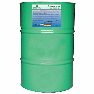 RENEWABLE LUBRICANTS 87256 Food Grade Gear Oil 55 Gal
