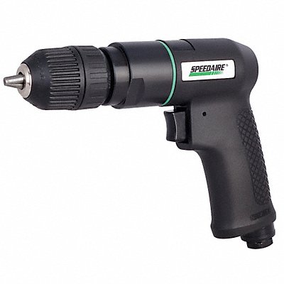 SPEEDAIRE 21AA68 Drill Air-Powered Pistol Grip 3/8 in