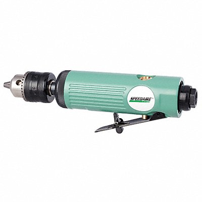 SPEEDAIRE 21AA78 Drill Air-Powered In-Line 3/8 in
