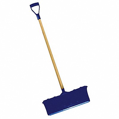 WESTWARD 21AC98 Snow Pusher Aluminum Poly Blade 22-1/4 W