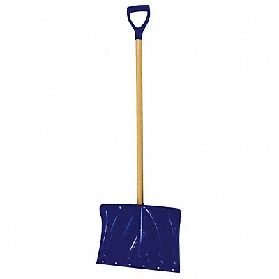 WESTWARD 21AD01 Snow Shovel Poly SS Blade 18 W