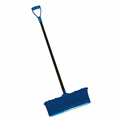 WESTWARD 21AD02 Snow Pusher Aluminum Poly Blade 22-1/4 W