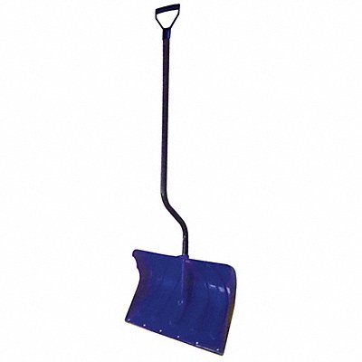 WESTWARD 21AD03 Snow Shovel Poly SS Blade 19-17/25 W