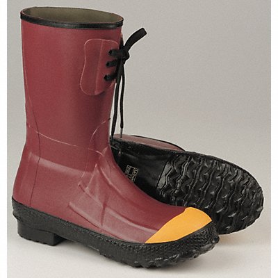 LACROSSE 22312013 H3881 Rubber Boot Men s 13 Mid-Calf Red PR