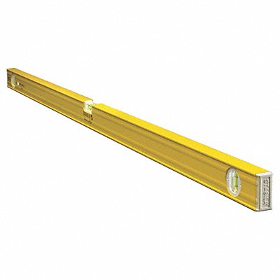 STABILA 37459 Box Level Aluminum 59 in L 3 Vials