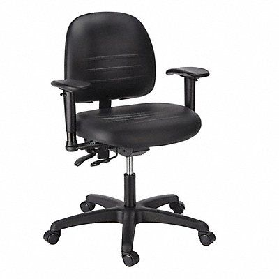 CRAMER RPMD22522B Task Chair Poly Black 16 to 22 Seat Ht