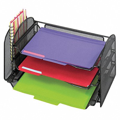 SAFCO 3265BL Letter Tray/File Holder 4 Comp