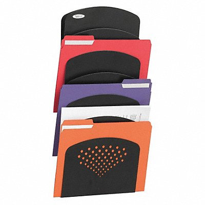 SAFCO 3185BL Letter/Legal Size Wall Rack 7 Comp
