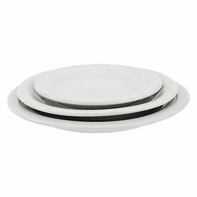 CRESTWARE ALR41 Plate 5 1/2 Dia Alpine White PK36