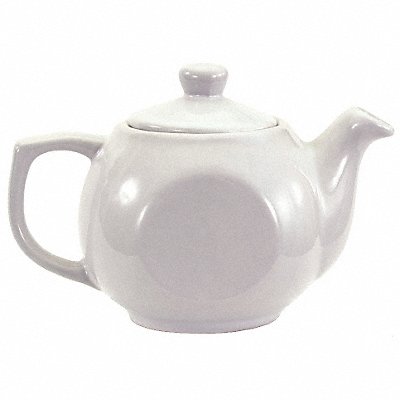 CRESTWARE AL74 Tea Pot Bright White 14 oz PK12