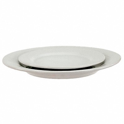 CRESTWARE FR46 Plate 10 1/4 Dia Bright White PK12