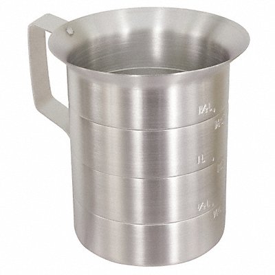 CRESTWARE MEA01 Measuring Cup Grey Aluminum