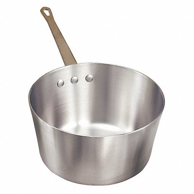CRESTWARE PAN4 Sauce Pan 9 in Dia Aluminum