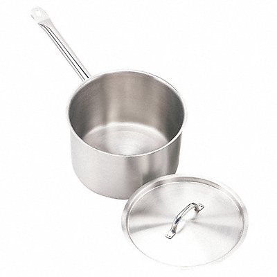 CRESTWARE SSPAN7WC Sauce Pan w/Cover 1/4 in Dia SS