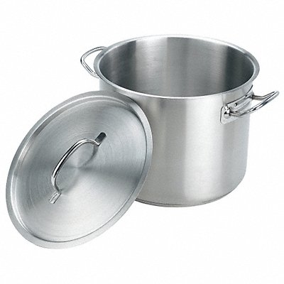 CRESTWARE SSPOT16 Stock Pot 11 3/8 in Dia SS