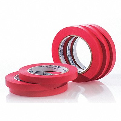 SP SCIENCEWARE F134840050 Masking Tape 1/2 W 40 yd L Red PK6