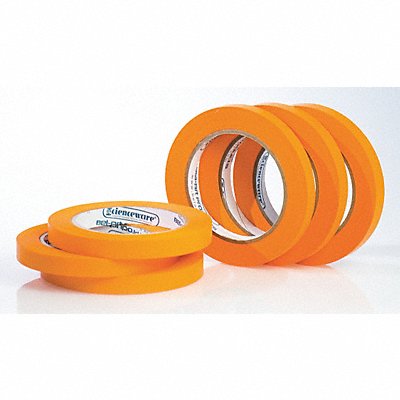 SP SCIENCEWARE F134880050 Masking Tape 1/2 W 40 yd L Orange PK6